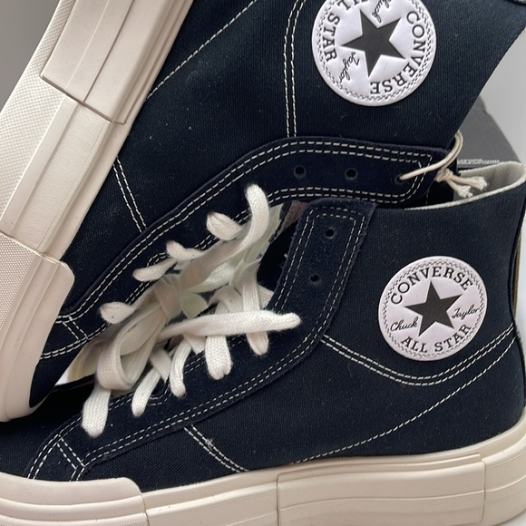 Converse Men’s CTAS CRUISE HI
BLACK/EGRET/BLACK A04689C Platforms Sneakers - Picture 15 of 16